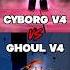 Cyborg V4 Vs Ghoul V4 Bloxfruits Shorts
