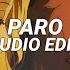 Paro Nej Edit Audio