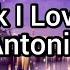 ANTONIA I Think I Love Him Lyrics