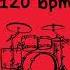 QOTSA Type Drums Free Rock Track Metronome 120 BPM