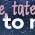Ali Gatie Lie To Me With Tate Mcrae Lyrics
