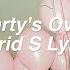Party S Over Astrid S Lyrics
