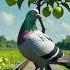 Big Pigeon Planted A Guava Tree On The Railway Track Ai Pigeon Tree Train