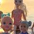Beach Day Elsa Anna Toddlers Sand Play Water Fun Barbie Dolls