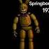 Evolution Of Spring Bonnie Oldies Retro Vintage Classic Trending Fnaf