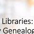 Virtual Libraries Where To Find Key Genealogical Library Collections Annette Adams 14 April 2022