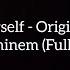 Lose Yourself Original Demo Version Eminem Lyrics