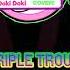 Triple Trouble FNF Doki Doki Cover
