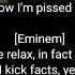 Eminem The Warning Lyrics Mariah Carey Diss