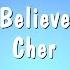 Believe Cher Karaoke Version
