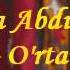 Anorlik Party Nasiba Abdullaeva O Rtar
