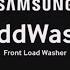 Samsung High Efficiency Front Load Washer With Add Wash Door
