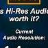 Is Hi Res Audio 24 Bit Worth It Music 8bit 24bit Shorts