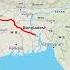 Ganga River Flow Map ग ग नद India River Ganga