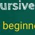 Easy Cursive Capital Letters For Beginners Start Your Practice Easy Cursive Letters Easy