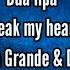 Dua Lipa Ariana Grande Doja Cat Break My Heart Mashup Lyrics Lyrical Luvky