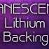 Evanescence Lithium Guitar Backing Track