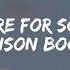 Benson Boone Sorry I M Here For Someone Else Lyrics