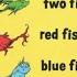 Dr Seuss Beginner Book Video One Fish Two Fish Red Fish Blue Fish 1989 VHS