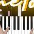 Twenty One Pilots Hometown Sad Part Slowed Piano Tutorial Cover
