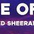 Ed Sheeran Shape Of You Lyrics