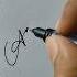 A Letter Signature Style Signoartist Signature