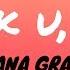 Ariana Grande Thank U Next Clean Lyrics