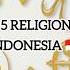Top 5 Religions In Indonesia Religion Islam Indonesia Shorts Ytshorts Islamicstatus