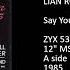 LIAN ROSS Say You Ll Never 12 Version 1985