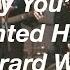 Baby You Re A Haunted House Gerard Way Lyrics