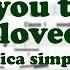 When You Told Me You Loved Me Jessica Simpson Tenor Soprano Saxophone Sheet Music Dm Key