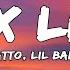 LATTO LIL BABY SEX LIES Lyrics