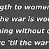 Nas Til The War Is Won Lyrics