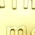 Gold Magnetic Letters