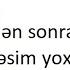 Тога Səndən Sonra Heç Bir Kəsim Yoxdur