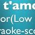 Non T Amo Più F P Tosti C Minor Low Voice Piano Accompaniment Karaoke Score