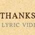 Thanks And Praise Songs From The Soil Lyric Video