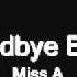 Miss A Goodbye Baby Short Cover