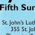 Worship Service 18 May 2025 Live The Fifth Sunday Of Easter St John S Lutheran Church