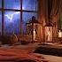 Cozy Rain On Window Thunderstorm Warm Fireplace Deep Sleep Study And Relaxation Sounds