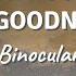 DON T SAY GOODBYE SAY GOODNIGHT By Binocular Lyric Video