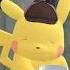 Detective Pikachu Drinking Coffee