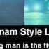 PSY Gagnam Style 강남스타일 VS Minecraft Style Lyrics And Side By Side Viewer
