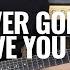 Rick Astley Never Gonna Give You Up Metal Guitar Cover By Kfir Ochaion
