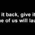 Deuce Nobody Likes Me Ft Truth Ronnie Radke Lyrics