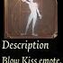 Identity V Mercenary Emote Blow Kiss On Nagito Komaeda Danganronpa