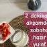 2 Dakikada Akşamdan Sabaha Hazır Yulaf Yulaf Süt Bal çilek çiko Afiyet Olsun