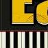 Glassy Sky Tokyo Ghoul OST EASY Piano Tutorial