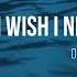 Oh Wonder I Wish I Never Met You Lyrics