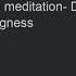 Shanti Meditation Doing Nothing To Nothingness